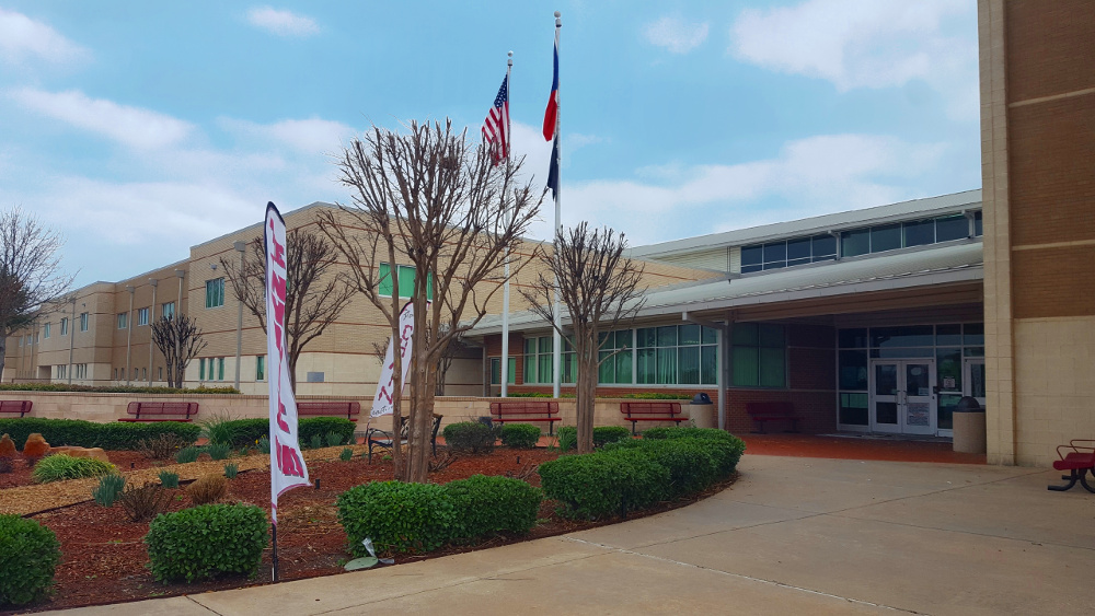 Front view of Wylie High School