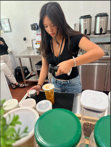 A Student at Work