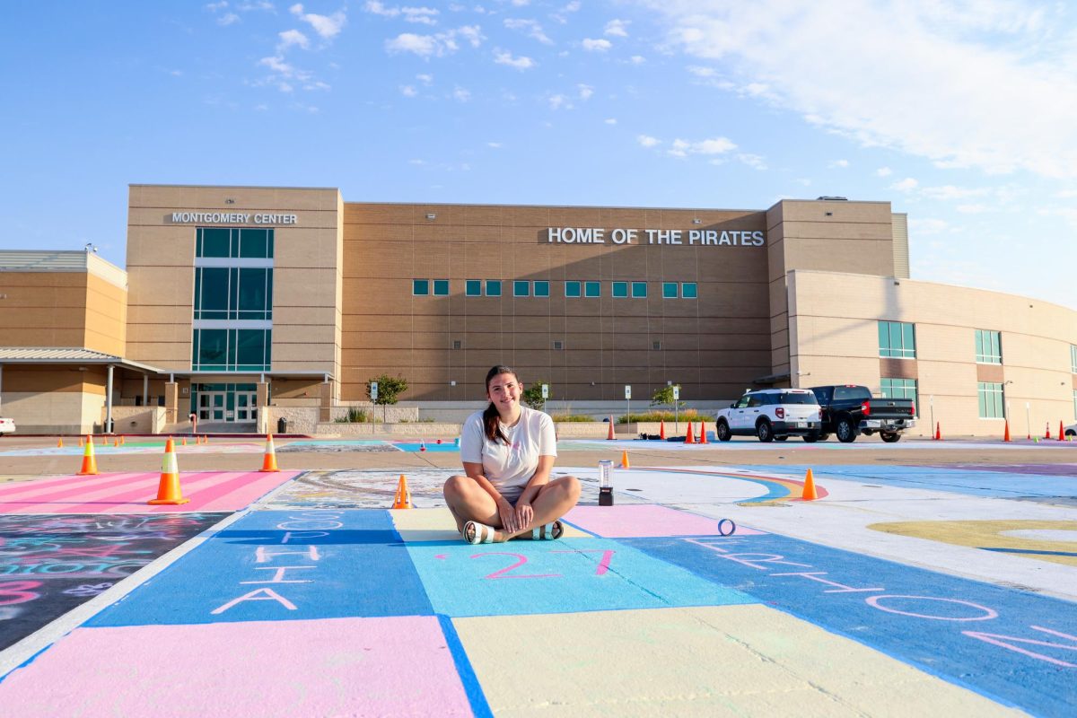 Painting provides parking personality