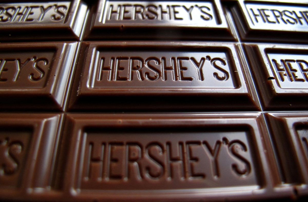 A Hershey's chocolate bar is shown in this photo illustration in Encinitas, California, January 29, 2015. REUTERS/Mike Blake